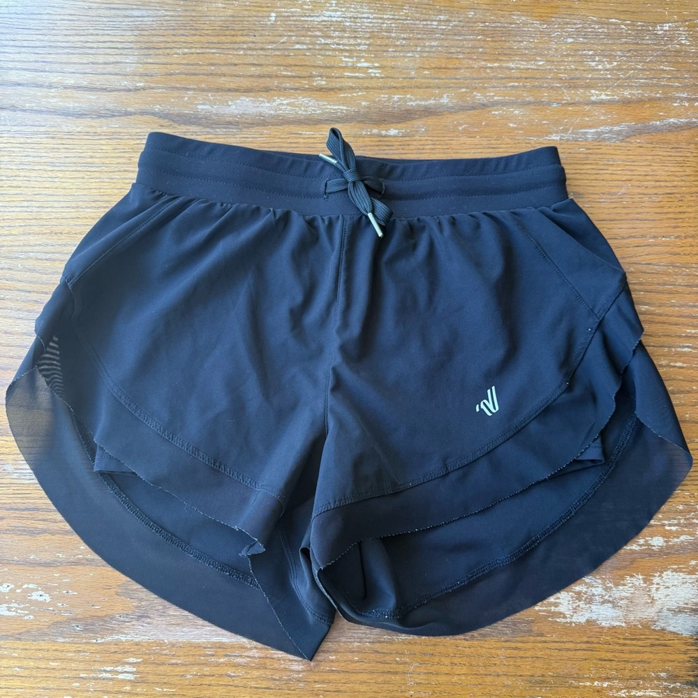 Varsity Black Women's Athletic Shorts